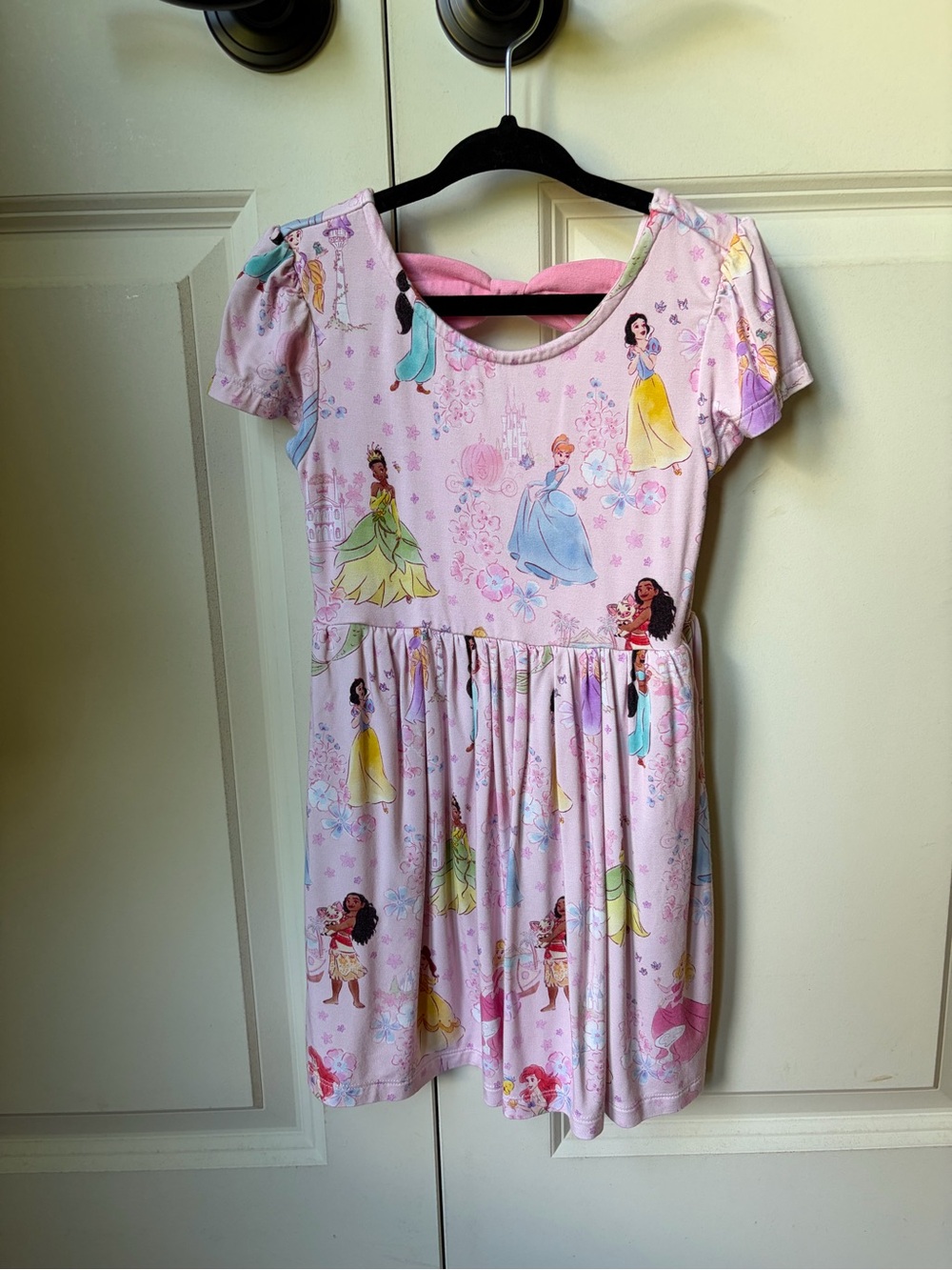 Little Sleepies Pink Princess Print Casual Dress